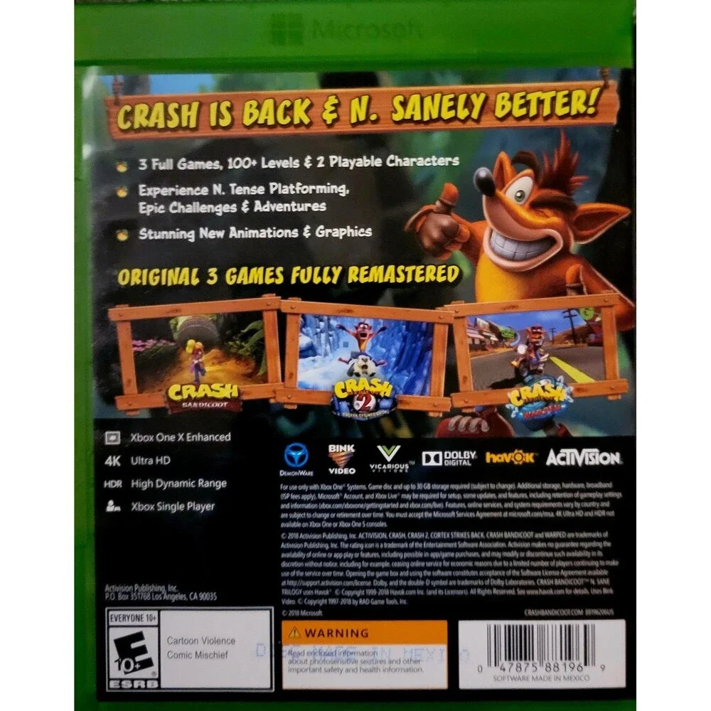 N/A crash bandicoot